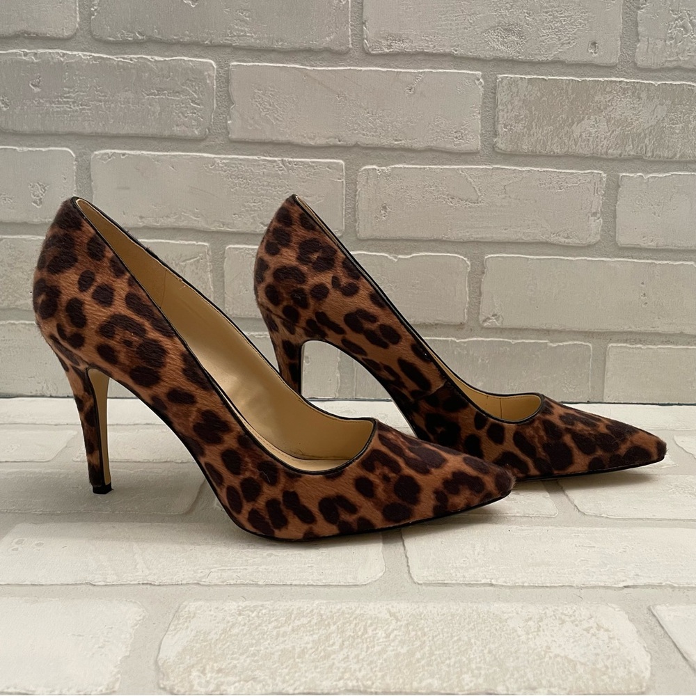 NINE WEST Women’s Cheetah Print Heels Size 10
